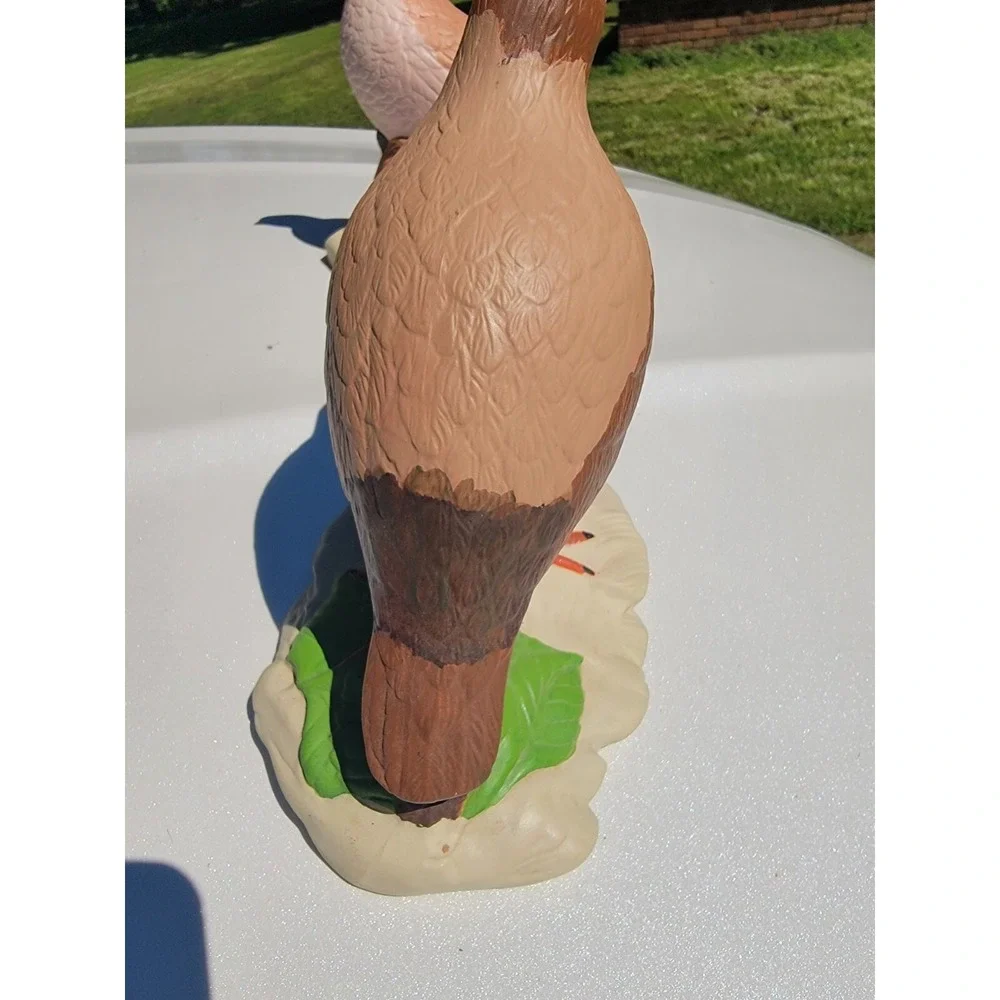 Holland Mold QUAIL Figurines Male & Female Ceramic Bird Set Handpainted Vintage